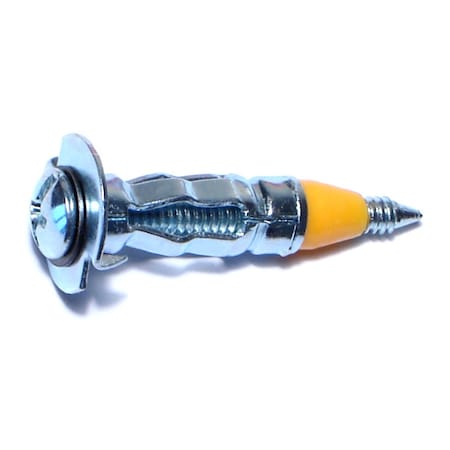 Midwest Fastener Screw Anchor, Steel, 100 PK 04270